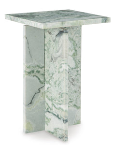 White/Green Accent Table, view 1 - 1