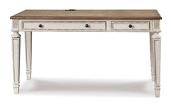 White/Brown Home Office Desk, view 7 - 6