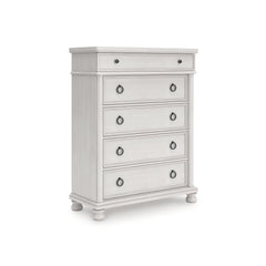 Antique White / Chest of Drawers, complete product angled view - 1
