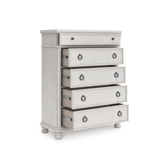 Antique White / Chest of Drawers, drawers open - 2