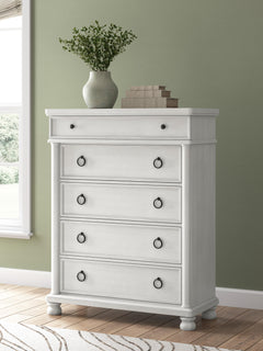 Antique White / Chest of Drawers, room setting; accessories not included - 4