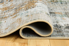 Multi 94" x 118", rolled rug backing detail - 8