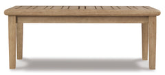 Grayish Brown Rectangular Cocktail Table, product view 2 - 2