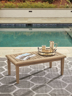 Grayish Brown Rectangular Cocktail Table, product view 5 - 5