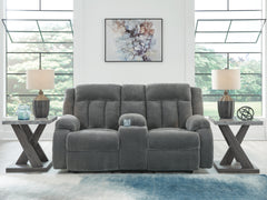 Steel, complete loveseat in room - 6
