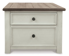 Two-tone Four-Drawer Lift-Top Coffee Table, product view 3 - 3