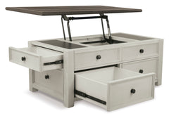 Two-tone Four-Drawer Lift-Top Coffee Table, product view 5 - 5