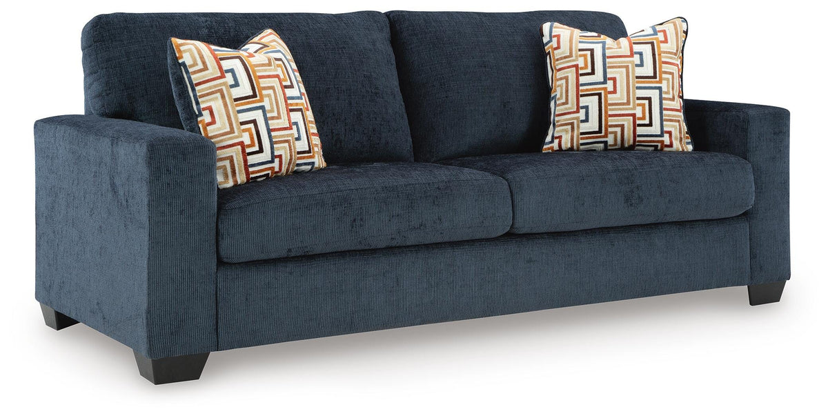 Ink, full sleeper sofa in closed position