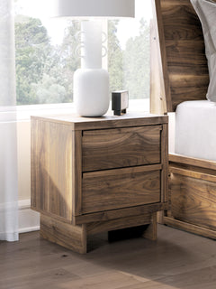 Brown / Nightstand, room setting; accessories not included - 4