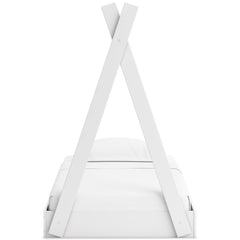 White / Twin, front view; mattress and bedding not included - 8