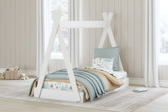 White / Twin, room view; mattress, bedding and accessories not included - 10