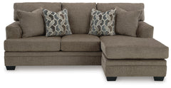Nutmeg, complete sofa chaise, front view - 3
