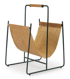 Brown/Black Magazine Rack, view 1 - 1