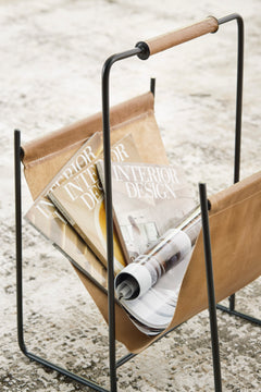 Brown/Black Magazine Rack, view 2 - 2