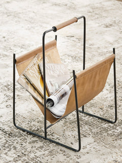 Brown/Black Magazine Rack, view 5 - 5