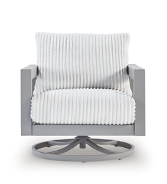 Gray / Outdoor Lounge Chair, front view - 2