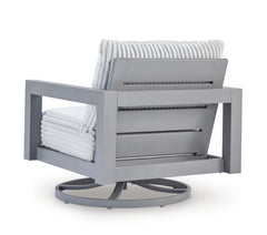 Gray / Outdoor Lounge Chair, rear view - 3