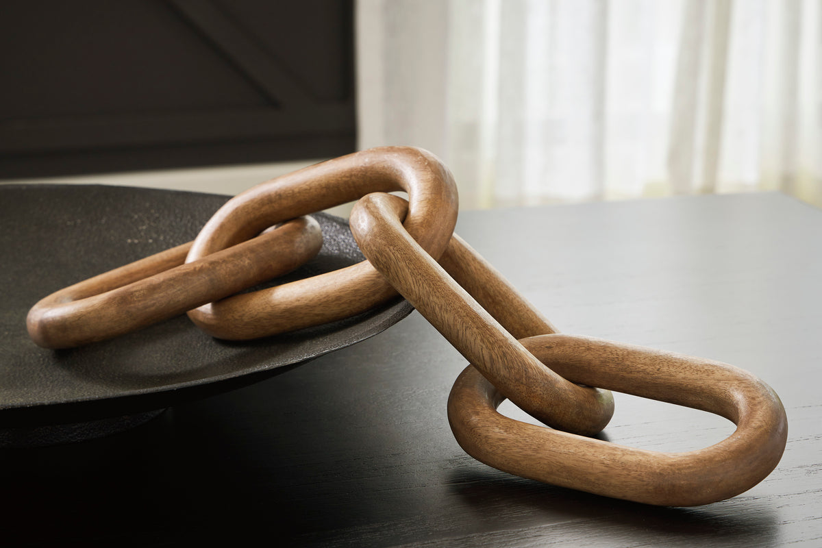 Brown brown decorative sculpture, full product view