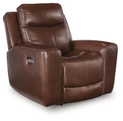 Mahogany, full recliner in closed position - 5