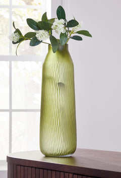 Olive Green vase, product view 2 - 2