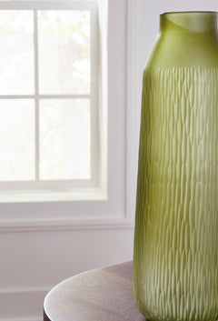 Olive Green vase, product view 3 - 3