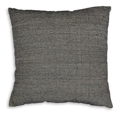 Black/Linen / Throw Pillow, complete pillow front - 1