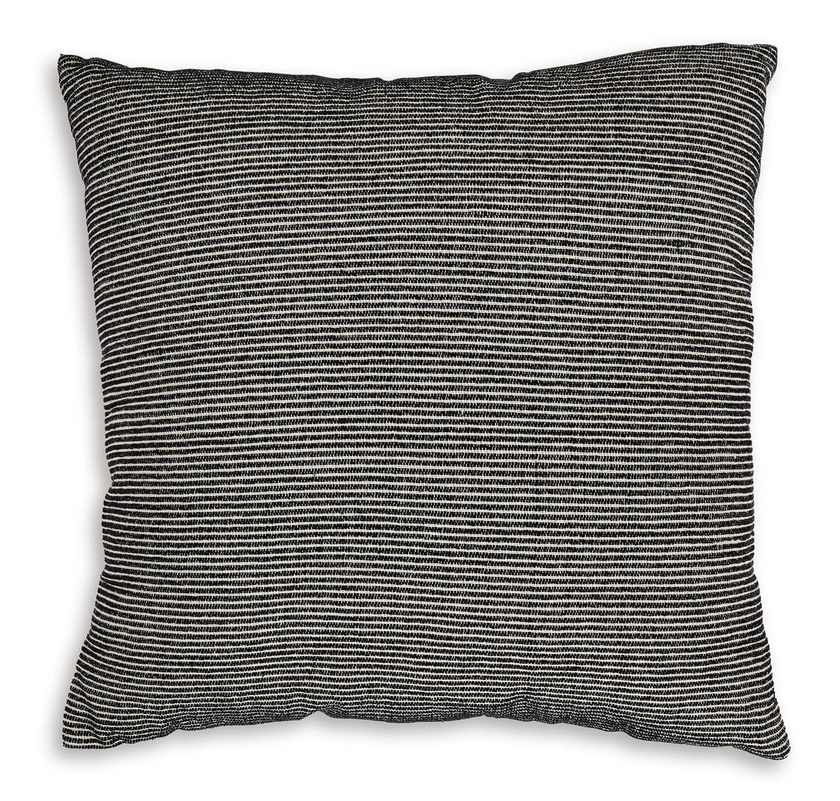 Black/Linen / Throw Pillow, complete pillow front