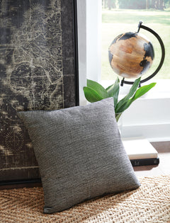 Black/Linen / Throw Pillow, room setting; other items excluded - 4