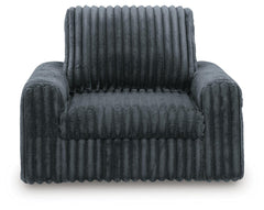 Gunmetal, front power chaise product view - 4