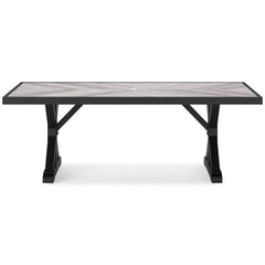 Black/Light Gray Outdoor Table, product view 2 - 2