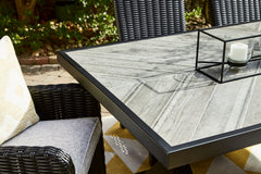 Black/Light Gray Outdoor Table, product view 5 - 5