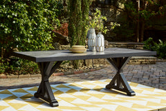 Black/Light Gray Outdoor Table, product view 6 - 6