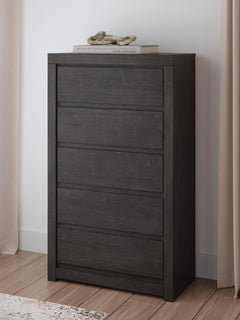 Charcoal / Chest of Drawers, room setting; accessories not included - 4