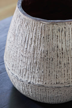 Distressed Brown 9.5-inch height vase, product view 3 - 7