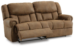 Auburn, complete power sofa reclined angle view - 4