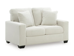 Ivory / Sofa Chaise + Loveseat, coordinating seating view - 3