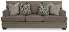 Nutmeg, complete Queen sleeper sofa, front view - 3
