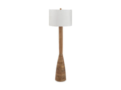 Natural Brown floor lamp, full product view - 1