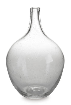 Clear 11.25-inch height vase, product view 2 - 5
