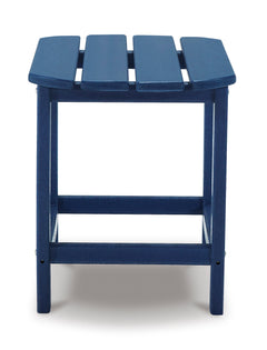 Blue outdoor end table, product view 2 - 7
