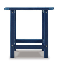 Blue outdoor end table, product view 3 - 8