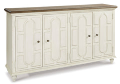 Antique White Accent Cabinet, full product view - 1