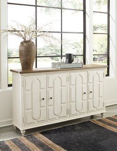 Antique White Accent Cabinet, product view 6 - 6