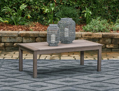 Brown Rectangular Cocktail Table, product view 6 - 6