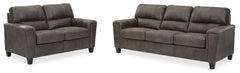 Smoke / Sofa and Loveseat Set, complete matching set - 5