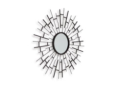 Black accent mirror, product view 2 - 2