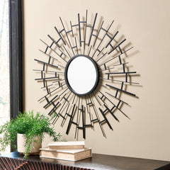 Black accent mirror, product view 5 - 5