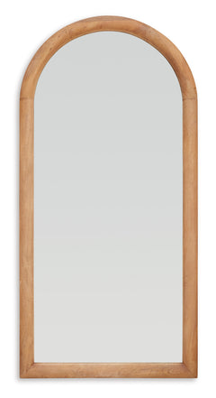 Brown Floor Mirror, full product view - 1