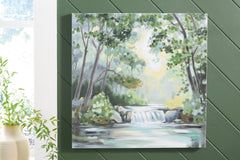 Green/Gray/White Evermaddick wall art, product view 5 - 5