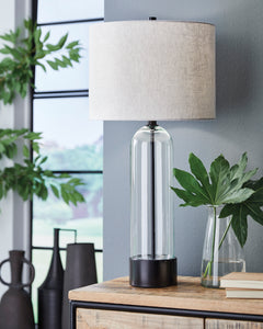 Clear/Black table lamp, product view 2 - 2